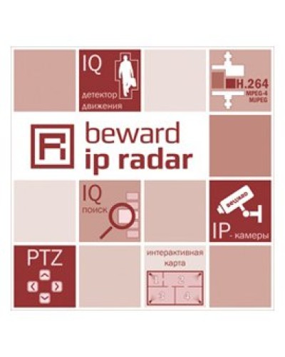 ПО профессиональное Beward IP Radar для 1 IP-видеокамеры в Чебоксарах Системы видеонаблюдения Pintop.ru