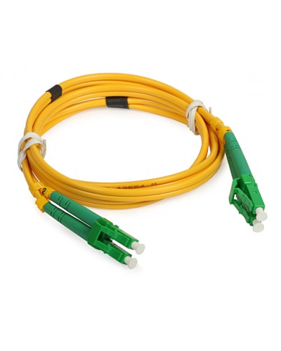 Шнур оптический duplex LC/APC-LC/APC 9/125 sm 7м LSZH Cabeus FOP(d)-9-LC/APC-LC/APC-7m в Чебоксарах Патч-корды оптические Pintop.ru