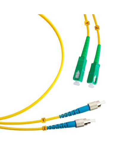 Шнур оптический duplex SC/APC-FC/UPC 9/125 sm 3м LSZH Cabeus FOP(d)-9-SC/APC-FC/UPC-3m в Чебоксарах Патч-корды оптические Pintop.ru