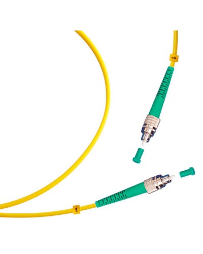 Шнур оптический simplex FC/APC-FC/APC 9/125 SM 25 м LSZH Cabeus FOP(s)-9-FC/APC-FC/APC-25M в Чебоксарах Патч-корды оптические Pintop.ru