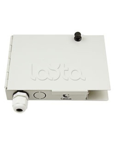 Бокс оптический настенный 19 на 4 SC/LC порта Cabeus JJT-4-SC в Чебоксарах Кросс оптический Pintop.ru