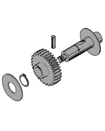 Вал в сборе C100 Came 119RIC011 в Чебоксарах Запчасти для шлагбаумов и автоматики Pintop.ru