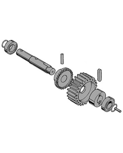 Вал в сборе C-BY Came 119RIC031 в Чебоксарах Запчасти для шлагбаумов и автоматики Pintop.ru