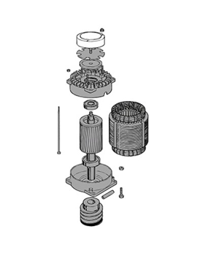 Электродвигатель C-BYT Came 119RIC042 в Чебоксарах Запчасти для шлагбаумов и автоматики Pintop.ru