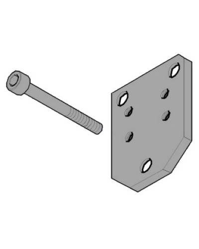 Пластина монтажная FLEX Came 119RID143 в Чебоксарах Запчасти для шлагбаумов и автоматики Pintop.ru