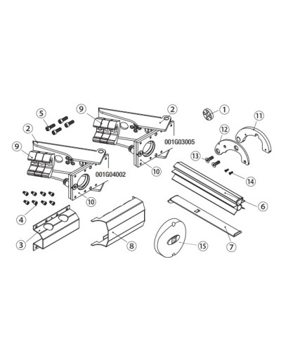 Крышка рычага FLEX Came 119RID186 в Чебоксарах Запчасти для шлагбаумов и автоматики Pintop.ru