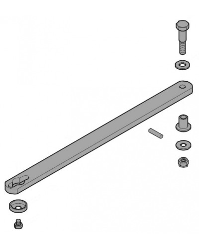 Рычаг прямой с креплением F7024N Came 119RID292 в Чебоксарах Запчасти для шлагбаумов и автоматики Pintop.ru