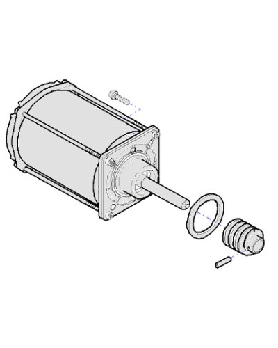 Электродвигатель G12000 в сборе Came 119RIG101 в Чебоксарах Запчасти для шлагбаумов и автоматики Pintop.ru