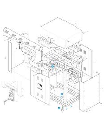 Дверца тумбы G4040I G4041I Came 119RIG174 в Чебоксарах Запчасти для шлагбаумов и автоматики Pintop.ru