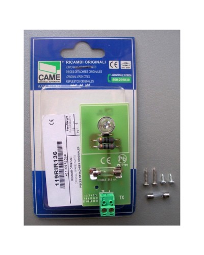 Плата TX DIR Came 119RIR136 в Чебоксарах Запчасти для шлагбаумов и автоматики Pintop.ru