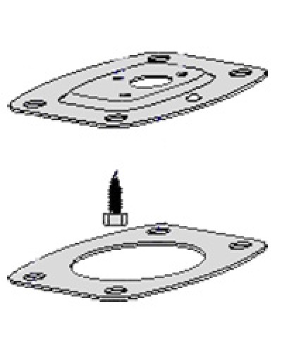 Монтажное основание стойки с анкерами DIR-L DIR-LNCame 119RIR146 в Чебоксарах Запчасти для шлагбаумов и автоматики Pintop.ru