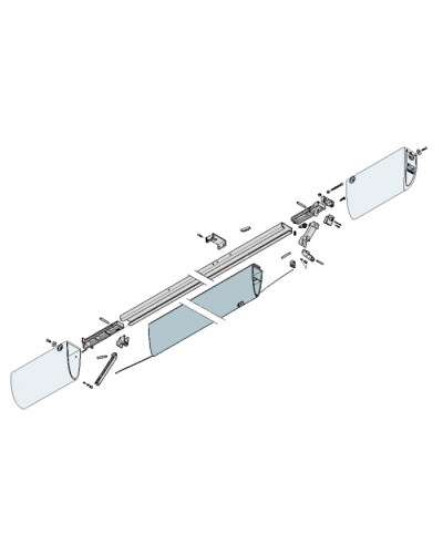Механизм верхний профиля DF Came 119RIR226 в Чебоксарах Запчасти для шлагбаумов и автоматики Pintop.ru