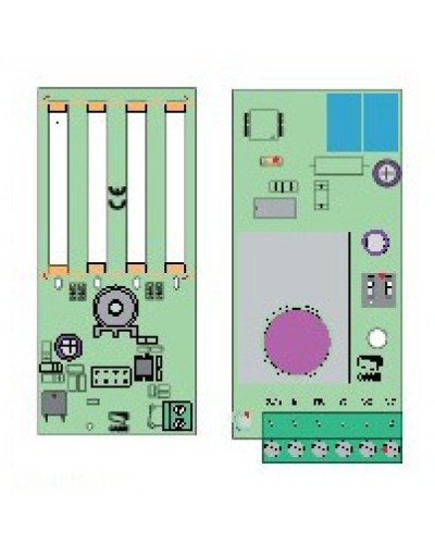 Плата RX DIW01 DBC01 Came 119RIR252 в Чебоксарах Запчасти для шлагбаумов и автоматики Pintop.ru