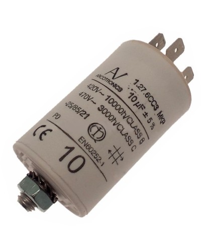 Конденсатор 10 мкФ с гибкими выводами для приводов CAME ATI CAME 119RIR295 в Чебоксарах Запчасти для шлагбаумов и автоматики Pintop.ru