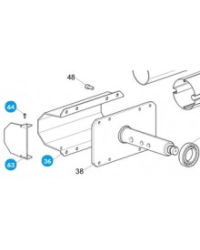 Основание блока управления ZL37 Came 319149 в Чебоксарах Запчасти для шлагбаумов и автоматики Pintop.ru