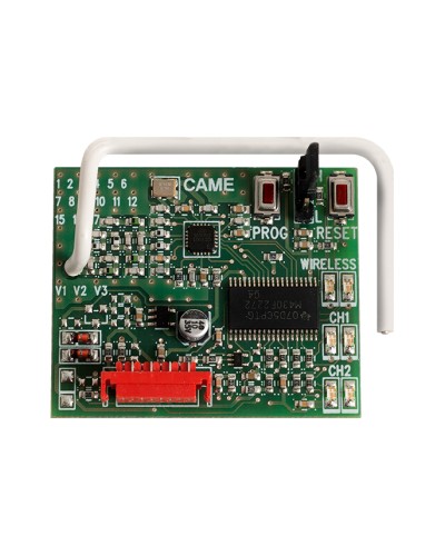 Встраиваемая плата радиоканала для беспроводных устройств системы RIO v2.0 Came RIOCN8WS в Чебоксарах Устройства радиоуправления для шлагбаумов и автоматики Pintop.ru