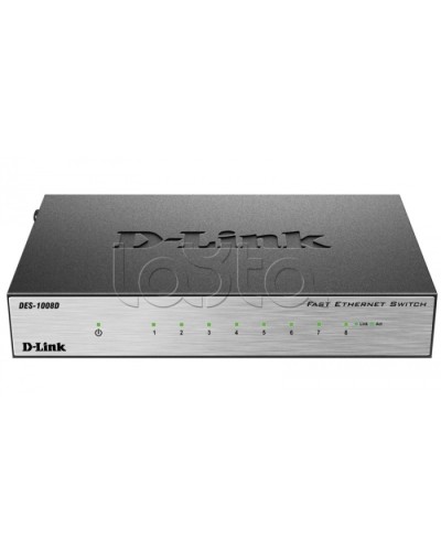 Коммутатор D-Link DES-1008D/L2B в Чебоксарах Коммутаторы Pintop.ru