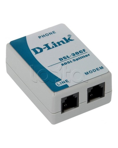 Сплиттер ADSL D-Link DSL-30CF/RS в Чебоксарах Маршрутизаторы, Роутеры и Точки Доступа Pintop.ru