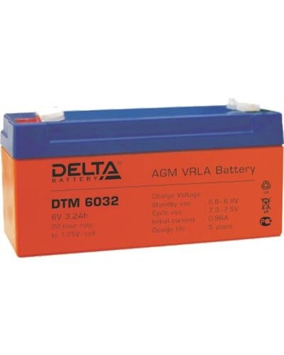Аккумулятор свинцово-кислотный Delta DTM 6032 в Чебоксарах Электротехническое оборудование Pintop.ru