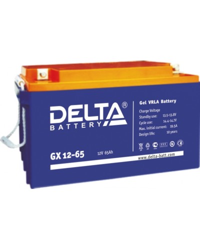 Аккумулятор свинцово-кислотный Delta GX 12-65 в Чебоксарах Электротехническое оборудование Pintop.ru