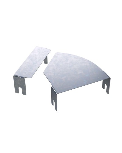 Крышка на горизонтальный изменяемый угол СРО 0-45град. 100, 1,2 мм DKC (SKVN100) в Чебоксарах Аксессуары для лотков Pintop.ru