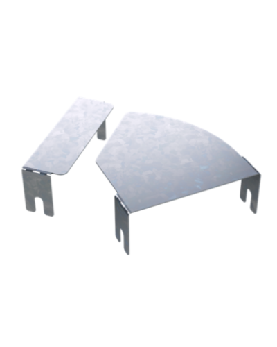 Крышка д/угла гор.изм.CPO 0-44 осн.150 DKC (38011HDZL) в Чебоксарах Аксессуары для лотков Pintop.ru