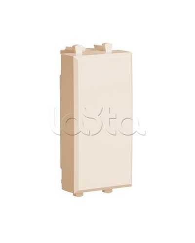 Заглушка Ванильная дымка Avanti модульная, 1 мод DKC 4405991 в Чебоксарах Аксессуары для стоек и шкафов Pintop.ru