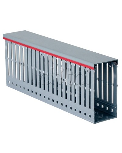 Короб перфорированный, серый RL12 25x40 мм DKC 00128RL в Чебоксарах Кабельные лотки Pintop.ru