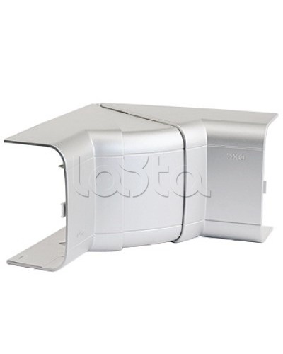 Угол внутренний 110х50 мм, изменяемый 70-120°, цвет серый металлик DKC 01051G в Чебоксарах Аксессуары для кабель-канала Pintop.ru