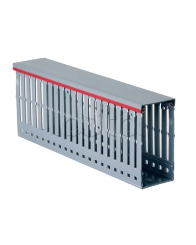 Короб перфорированный, серый RL6 100x60 мм DKC 01140RL в Чебоксарах Кабельные лотки Pintop.ru