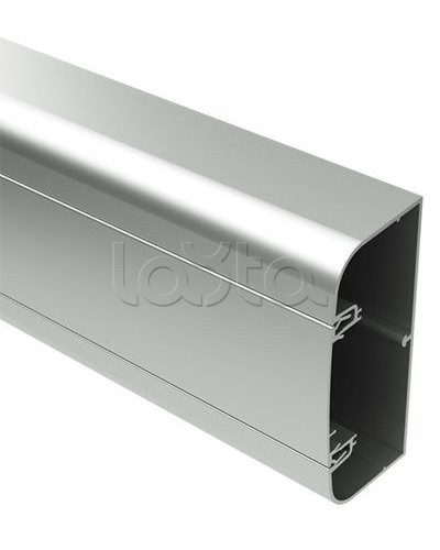 Кабель-канал алюминевый 110x50 мм (с 1 крышкой), цвет серый металлик DKC (01199) в Чебоксарах Кабель-канал Pintop.ru