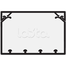 Короб с крышкой с направляющими для установки разделителей ТА-GN 120x80 мм DKC 01791