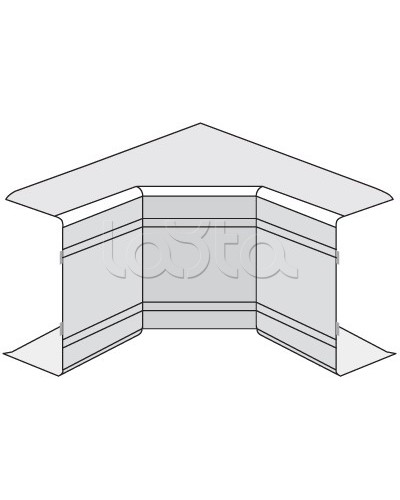 Угол внутренний неизменяемый NIA 90° DKC 01828 в Чебоксарах Аксессуары для кабель-канала Pintop.ru