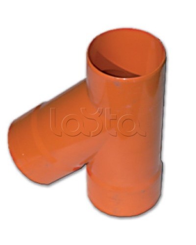 Тройник для двустенных труб одного диаметра ф63мм, 45°, полипропилен DKC 019063 в Чебоксарах Повороты, муфты, тройники Pintop.ru