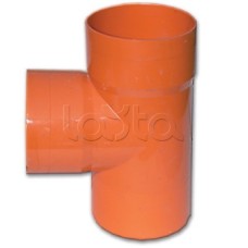 Тройник для двухстенных труб, полипропилен, д. 63 мм DKC 020063