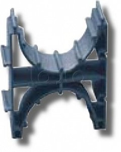 Держатель расстояния (кластер) для двустенных труб, д.110, одинарный DKC (025111) в Чебоксарах Держатели, клипсы, скобы Pintop.ru