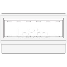 Рамка-суппорт под 6 модулей BRAVA PDA-3BN 80 DKC 10643