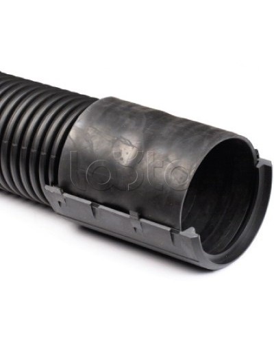 Муфта соединительная (разъемная с фиксатором) для трубы двустенной диам. 110 мм DKC(017110) в Чебоксарах Повороты, муфты, тройники Pintop.ru