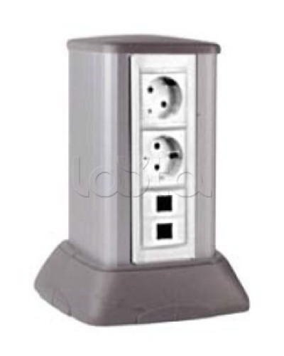 Миниколонна алюминиевая, 0.25 м DKC 19522 в Чебоксарах Аксессуары для кабель-канала Pintop.ru