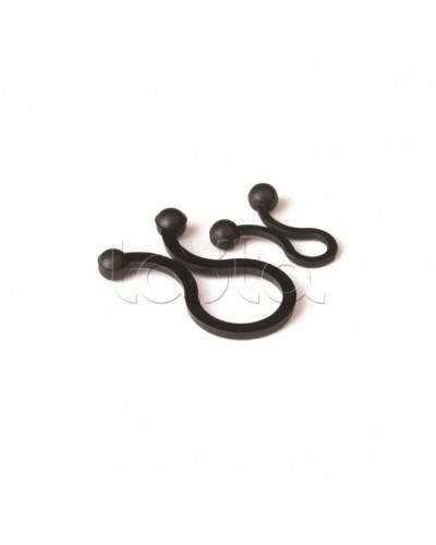 Замок, цвет - черный, д.17,8-20,3 DKC 21043116 в Чебоксарах Крепежные изделия Pintop.ru