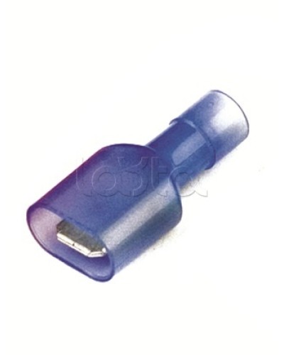 Наконечник плоский полностью изолир. (вилка) 1,5-2,5 кв.мм 6,3х0,8 мм (РППИ-П) DKC 2B22TP в Чебоксарах Крепежные изделия Pintop.ru