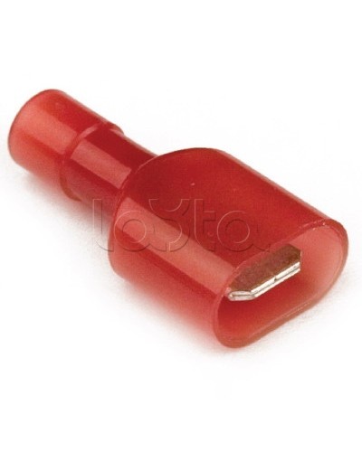 Наконечник плоский полностью изолир. (вилка) 2,5-6 кв.мм 6,3х0,8 мм (РППИ-П) DKC 2C22TP в Чебоксарах Крепеж Pintop.ru