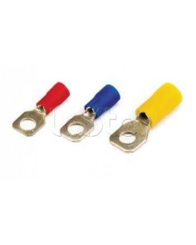 Наконечник с отверстием под винт ф5,2мм, с изолированным фланцем, для сечения провода 2,5-6,0мм2 DKC (2C5P) в Чебоксарах Держатели, клипсы, скобы Pintop.ru