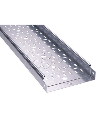 Лоток перфорированный 200x50x3000, толщина металла 1.5мм DKC 3526415 в Чебоксарах Кабельные лотки Pintop.ru