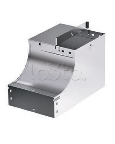 Угол CSSD 90 вертикальный внутр. переходник прав. осн. 150 DKC в Чебоксарах Аксессуары для кабель-канала Pintop.ru