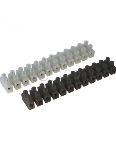 Клемник полипропилен черный, 12р, 450V, 76A, 16мм.кв. DKC 43512PL/R в Чебоксарах Клеммные колодки Pintop.ru