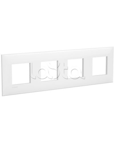Рамка ARTLEBEDEV Белое облако Avanti, 8 мод. DKC 4400908 в Чебоксарах Аксессуары для стоек и шкафов Pintop.ru