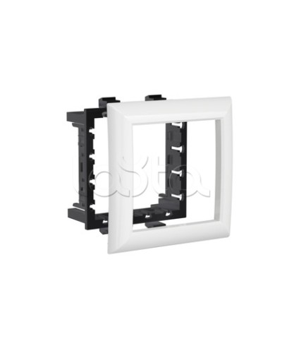 Рамка-суппорт Avanti белый для In-liner Front, 2 мод. DKC 4400912 в Чебоксарах Аксессуары для лотков Pintop.ru