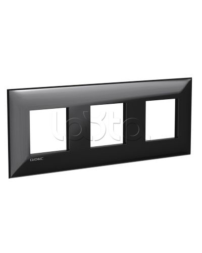 Рамка ARTLEBEDEV Черный квадрат Avanti, 6 мод. DKC 4402906 в Чебоксарах Аксессуары для лотков Pintop.ru