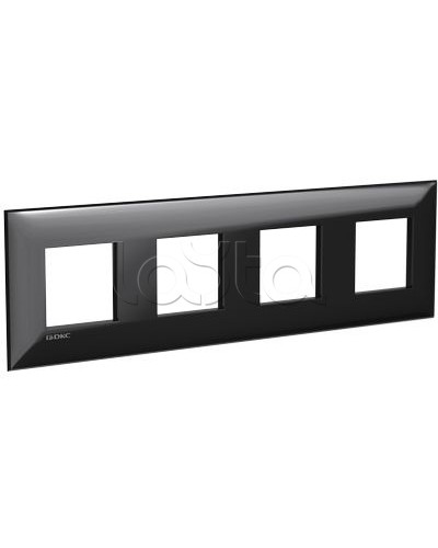 Рамка ARTLEBEDEV Черный квадрат Avanti, 8 мод. DKC 4402908 в Чебоксарах Аксессуары для лотков Pintop.ru